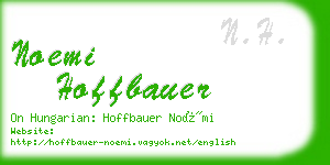 noemi hoffbauer business card